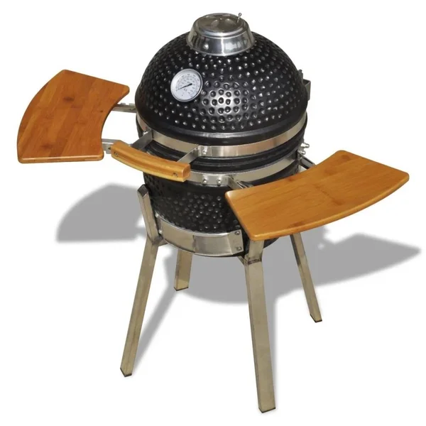vidaXL Kamado Barbecue Grill Smoker Ceramic 29.9x22
