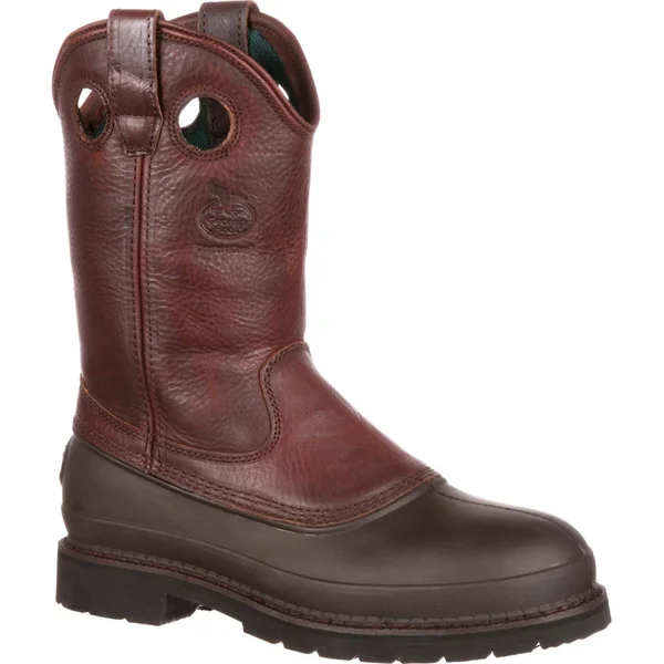 Georgia Brown Muddog Steel Toe Work Boot