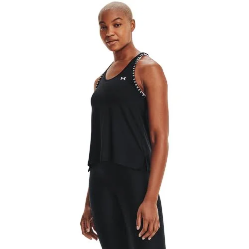 Under Armour Womens Knockout Tank - Womens Black/Black Size L