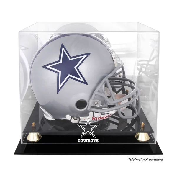 Mounted Memories NFL Classic Helmet Logo Display CASE; Dallas Cowboys
