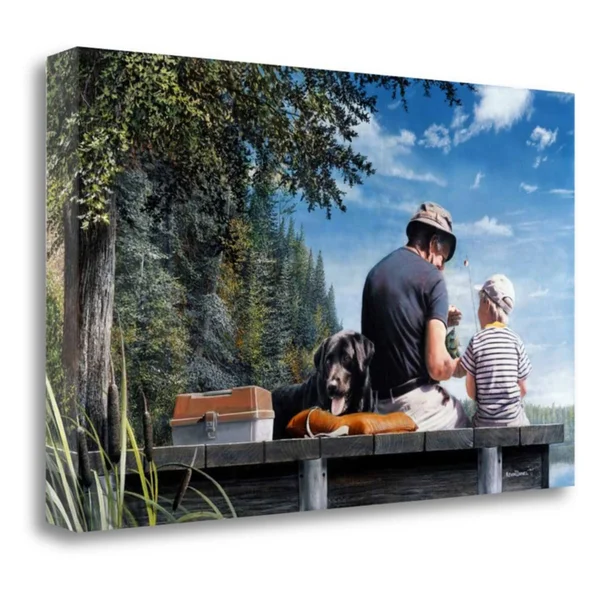 Tangletown Fine Art A Sunny Day Giclee Print on Gallery Wrap Canvas by Kevin Daniel