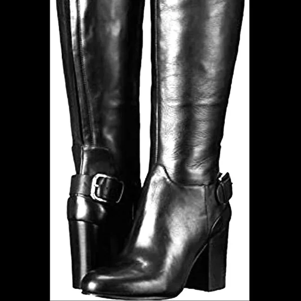 Vince Camuto Sidney Women US 9 Black Knee High Boot