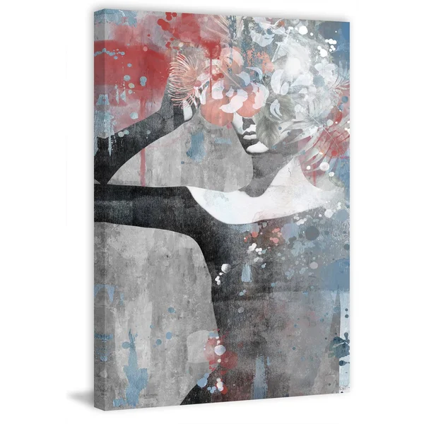 Marmont Hill Confused and Unknown Canvas Wall Art - Size: 45 inch x 30 inch