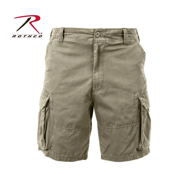 Rothco - Vintage Infantry Black Utility Shorts