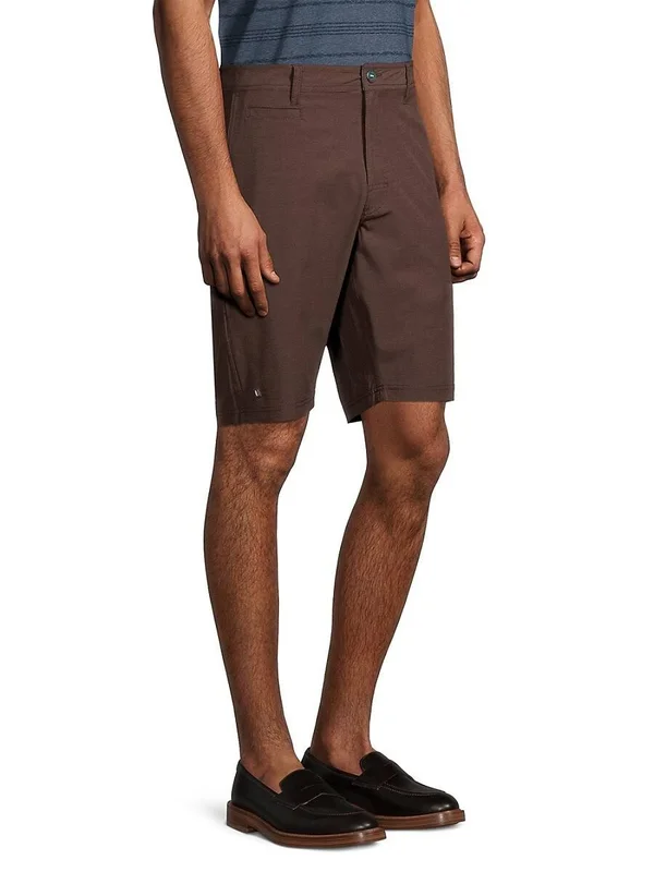 Linksoul Men's Cotton-Blend Boardwalkder Shorts - Bark - Size 30