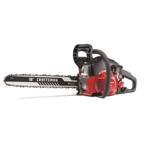 Craftsman 41AY4216791 S165 42cc Full Crank 2-Cycle Gas Chainsaw-16-Inch Bar and Automatic Chain Oiler-Carrying Case Included - Li