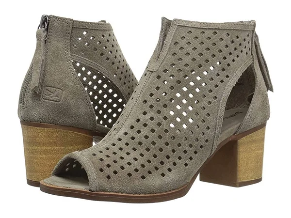 Dirty Laundry Women's Tessa Peep-Toe Bootie - Gray