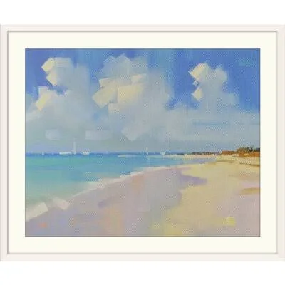 &Playa VIII& Alex Hook Krioutchkov Painting Print Great Big Canvas Size: 27x22 H x 32x22 W x 1x22 D, Format: White Framed