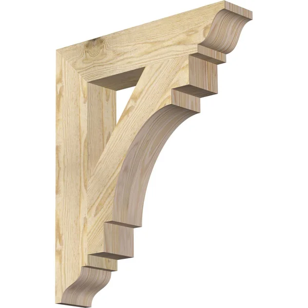 4x22W x 20x22D x 24x22H Merced Traditional Rough Sawn BRACKET, Douglas Fir