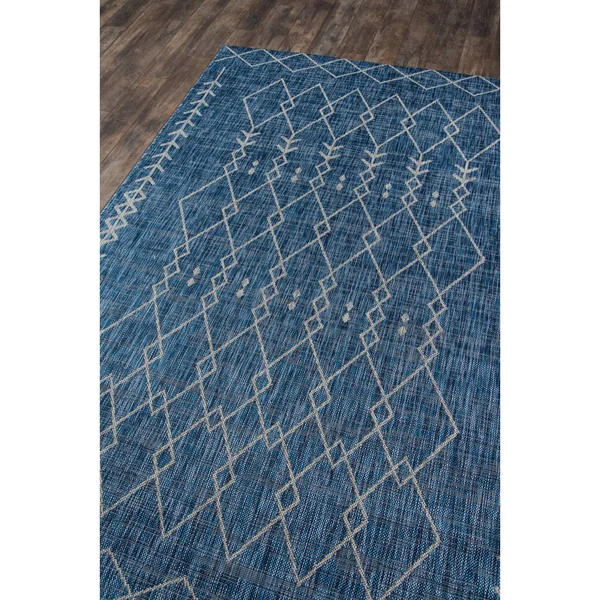 Novogratz Villa VI-08 Blue Area Rug - 3&11x22 x 5&7x22