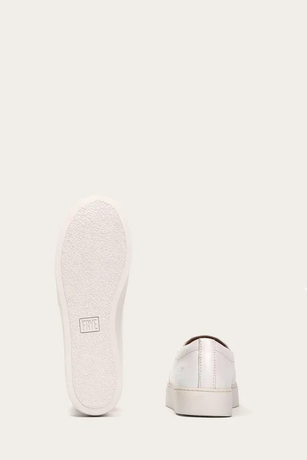Frye Lena Slip on Sneakers White 10
