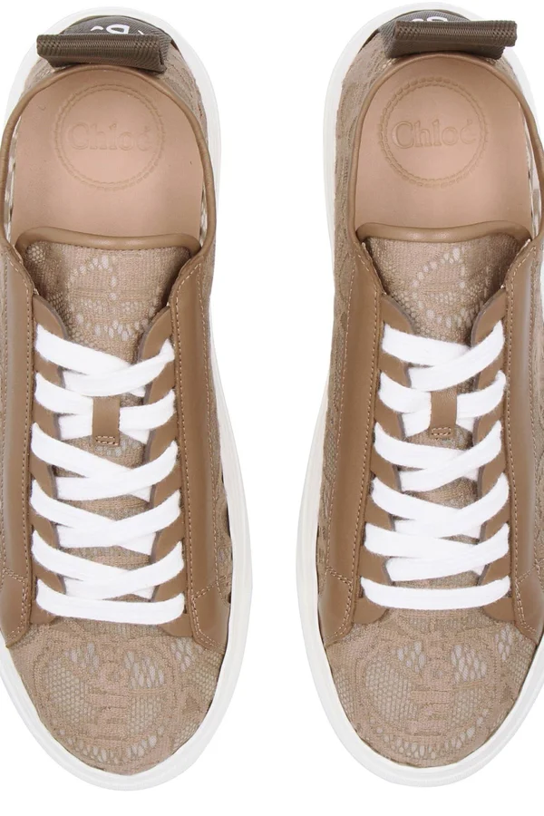 Chloé Lauren Trainers - Dark Greige - 35
