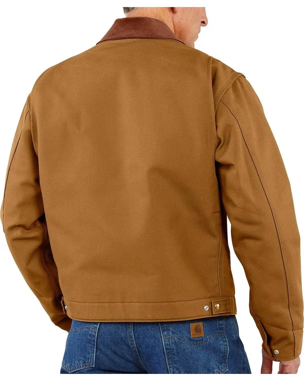 Carhartt Brown Blanket Lined Duck Detroit Jacket