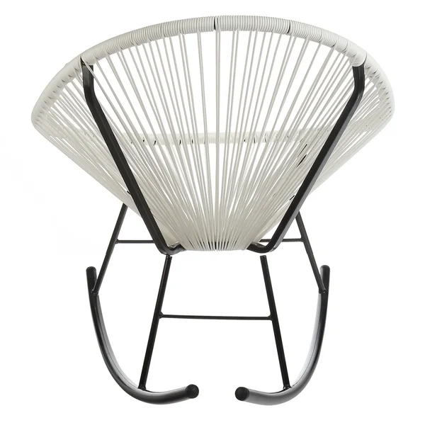 PoliVaz Acapulco Mayan Hammock Rocking Chair - White