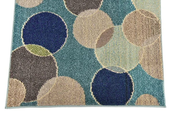 Unique Loom Seaside Chromatic Runner Rug - 2& 7 x 10& Blue