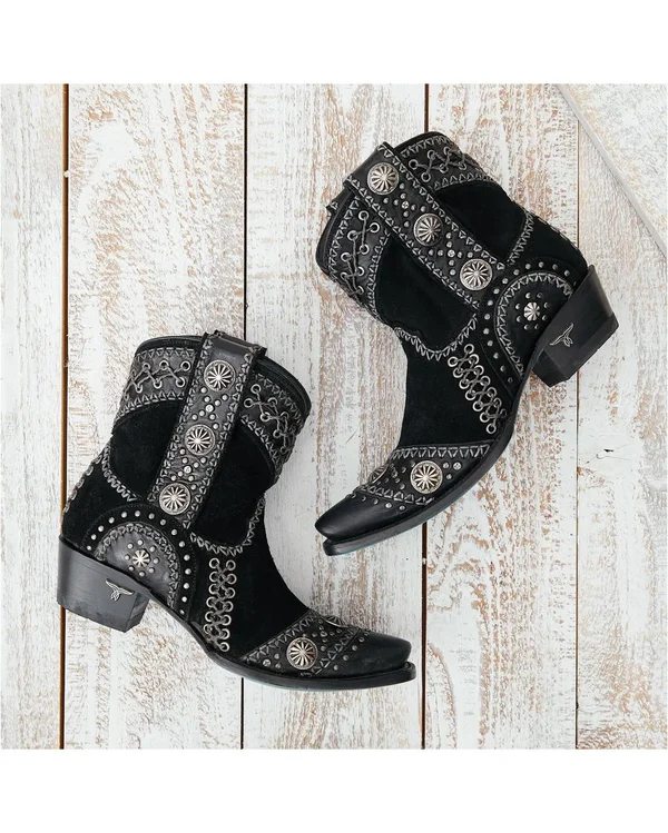 Women's Wind Walker Western Boots 10, M, Black