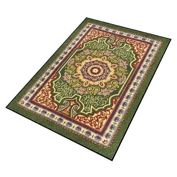 Notrax 170S0058GN Carpeted Entrance Mat, Emerald, 5ft.x8ft.