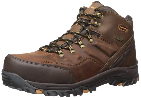 Skechers Men's Relaxed Fit Relment Traven Hiking Boot, Brown