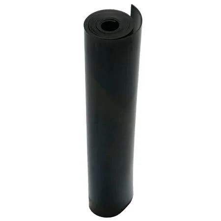 Rubber-Cal Neoprene 3/16 in. Thick x 36 in. Length x 144 in. Width Commercial Grade - 60A Rubber Sheet, Black 20-101