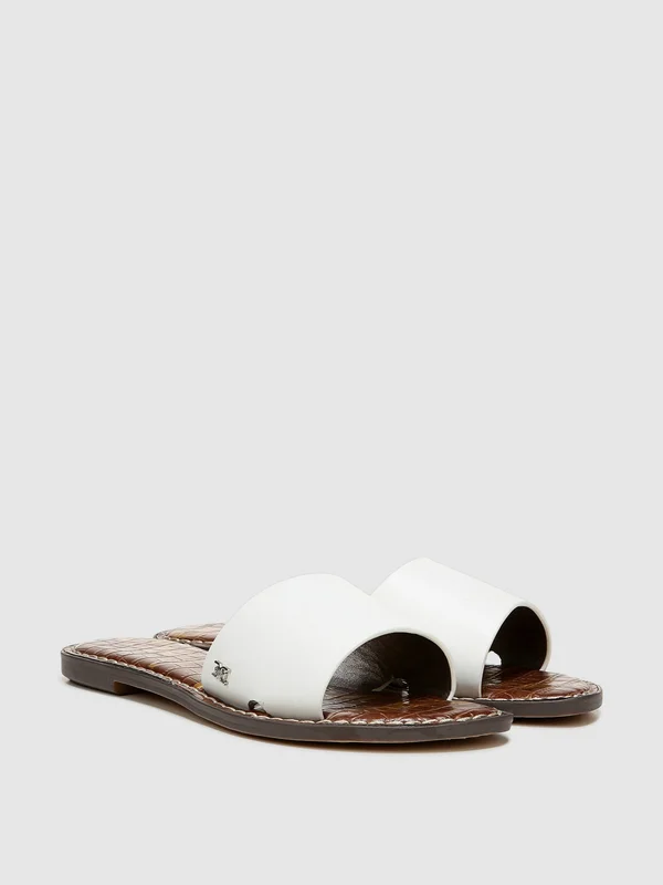 Sam Edelman Genesis Sandal Bright White Leather