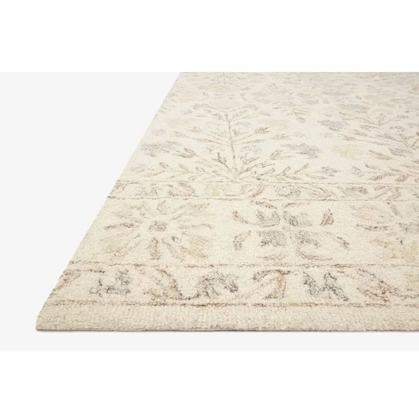 Loloi Norabel NOR-02 Ivory Grey Rug - 8 ft 6 in x 12 ft