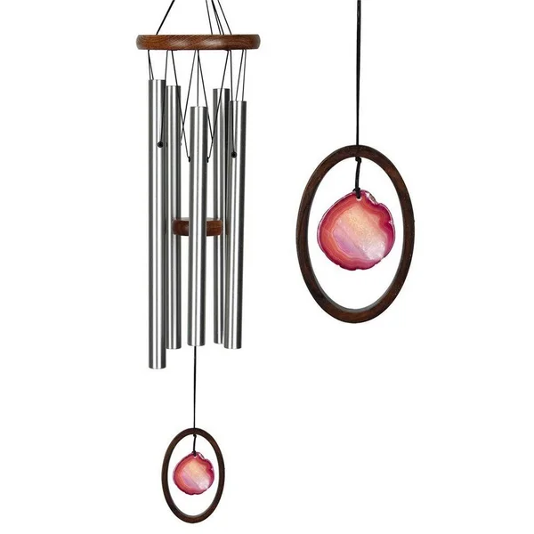 Woodstock Agate Chime - Large, Red