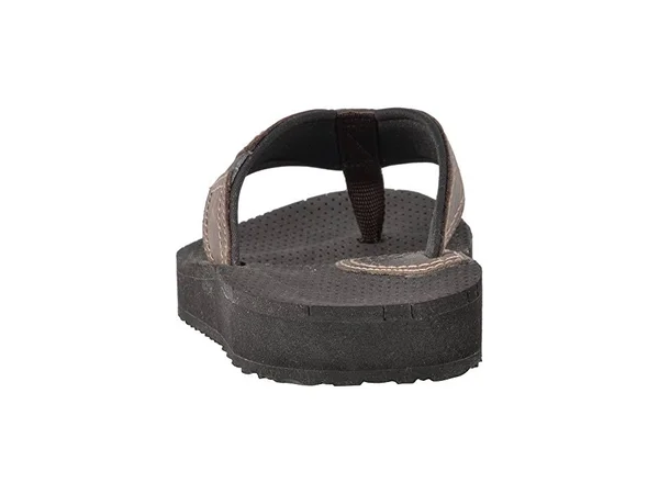 Dunham Men's Carter Flip-Flop, Size: 8, Brown Leather