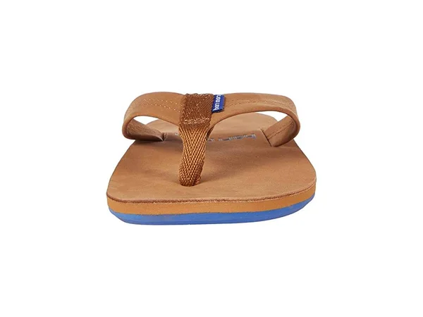 Hari Mari Men's Fields Flip Flops - Tan/ Blue - 9