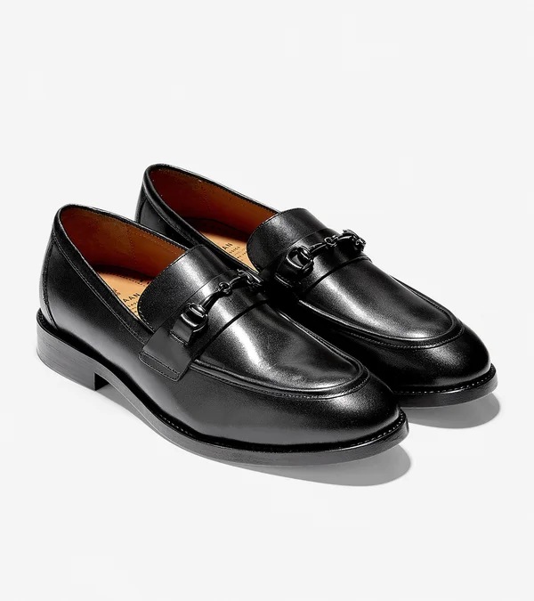 Cole Haan Men's Kneeland Bit Loafer (Black - 13 D)