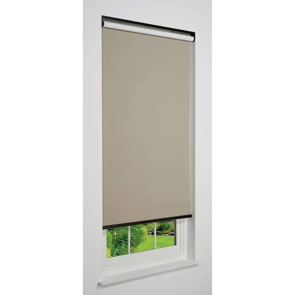 Linen Avenue Cordless Blackout Roller Shade, Taupe 30 W x 78 H