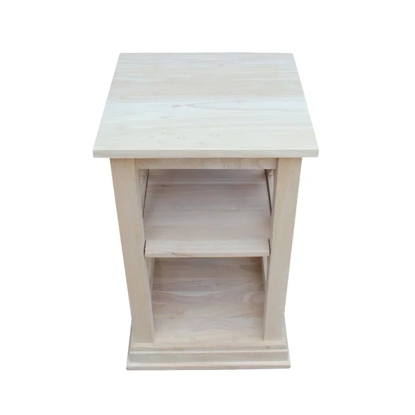 International Concepts Hampton Accent Table with Shelves