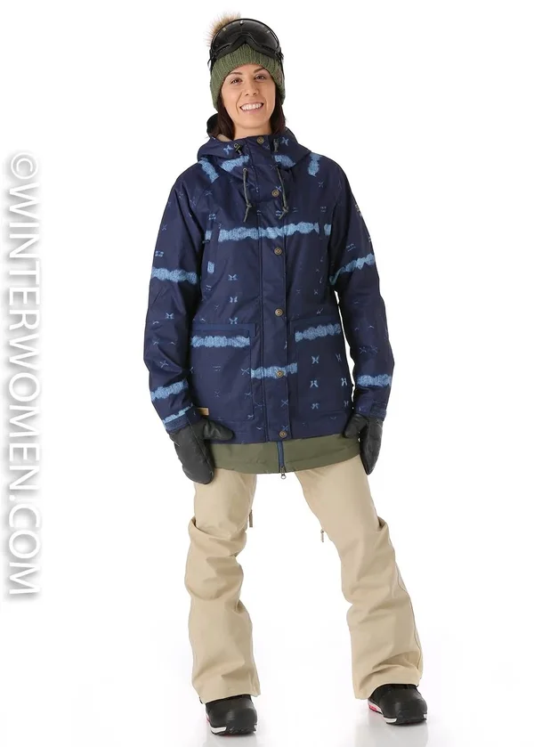 DC Shoes Women's Riji Snow Jacket Blue Size XL