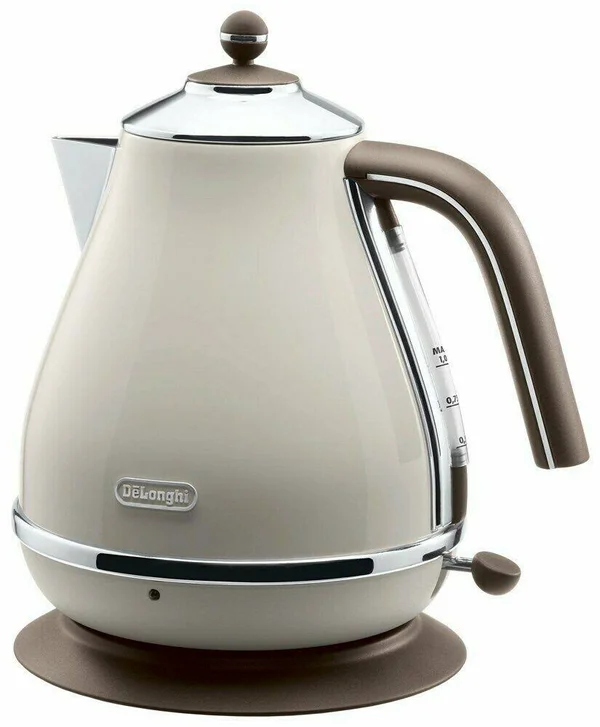 Delonghi Electric Kettle 1.0L Icona Vintage Collection KBOV1200J-BG Dolce Beige