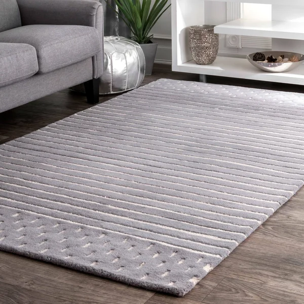 nuLOOM Marlowe Stripes Rust 4 ft. x 6 ft. Indoor Area Rug, Red