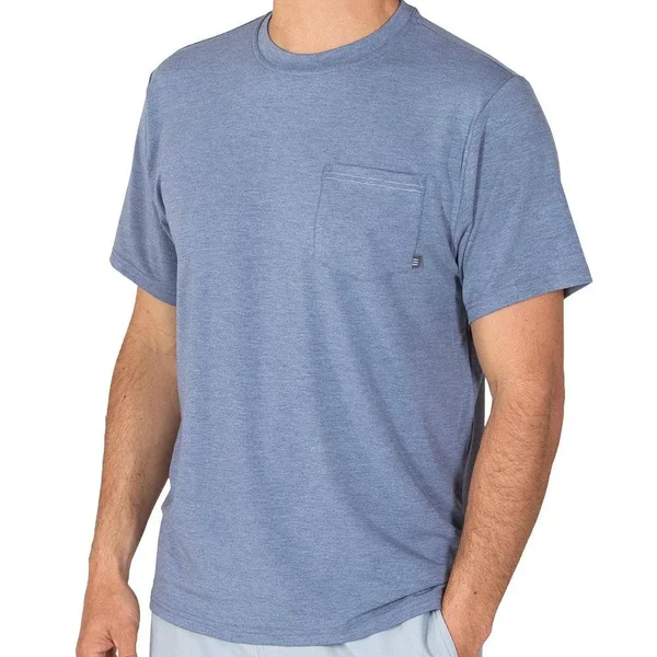 Free Fly Bamboo Flex Pocket Tee - Men's:Function Meets Style with Soft - Stretchy Bamboo Fabric