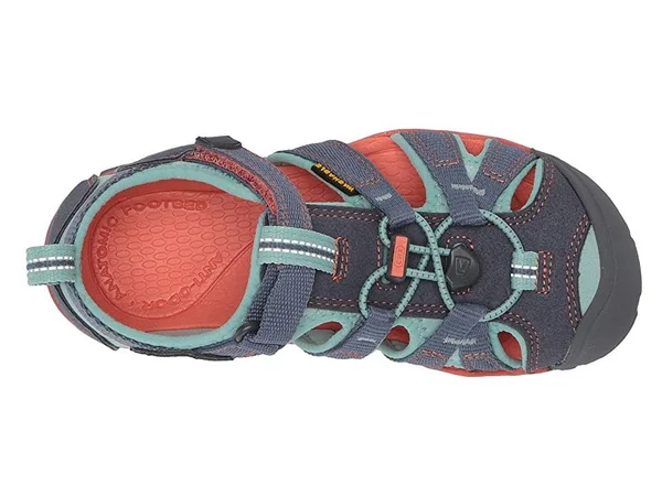 Keen Youth Seacamp II CNX Sandal - 7 - Flint Stone - Ocean Wave