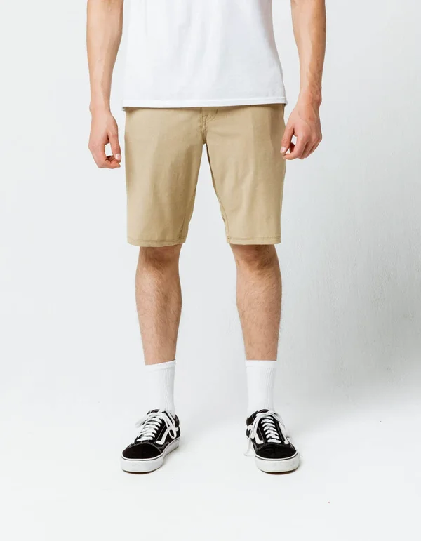 Volcom Frickin Surf N& Turf Static Hybrid Short - Men's Dark Khaki - 28