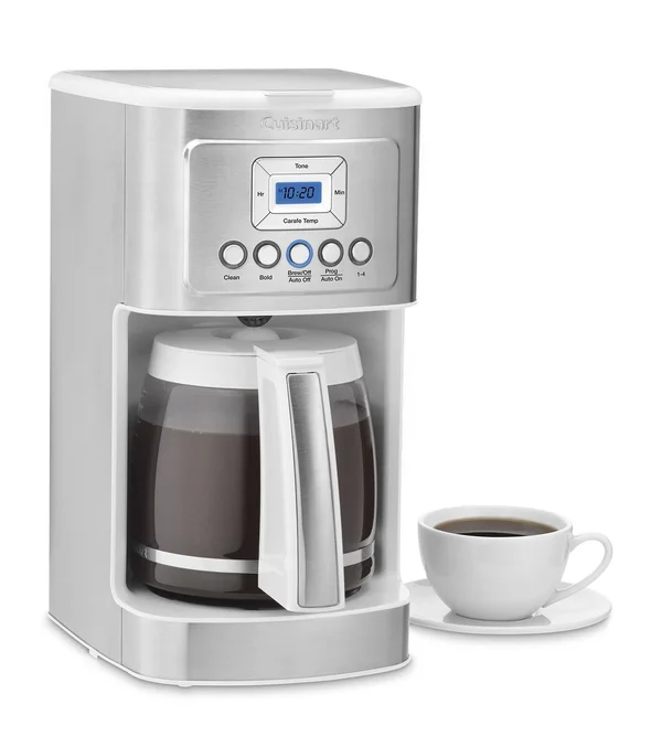 Cuisinart PerfecTemp DCC-3200W 14-Cup Coffee Maker - White/Stainless