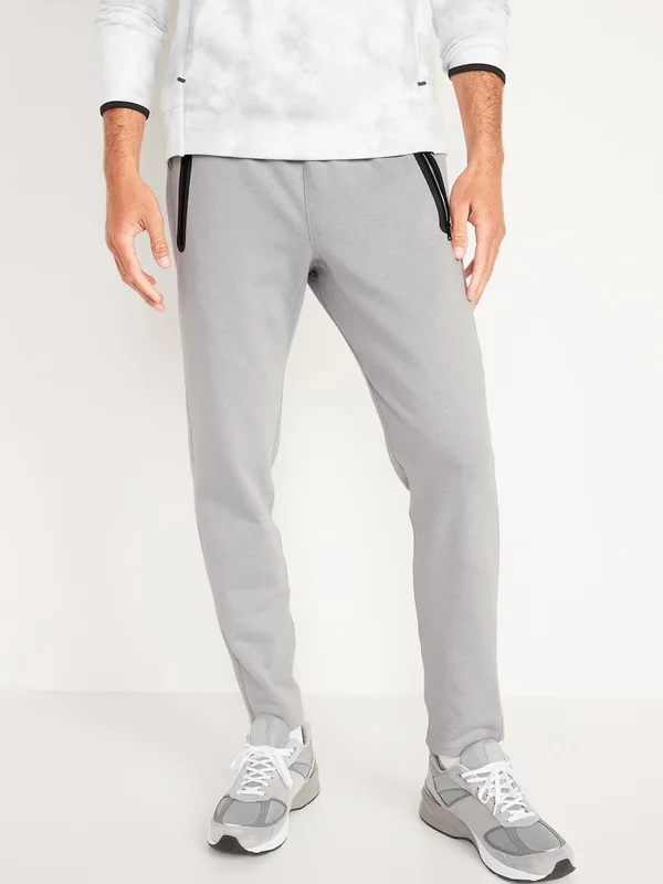 Old Navy Men's Dynamic Fleece Tapered-Fit Sweatpants - Light Heather Gray - Tall Size XL