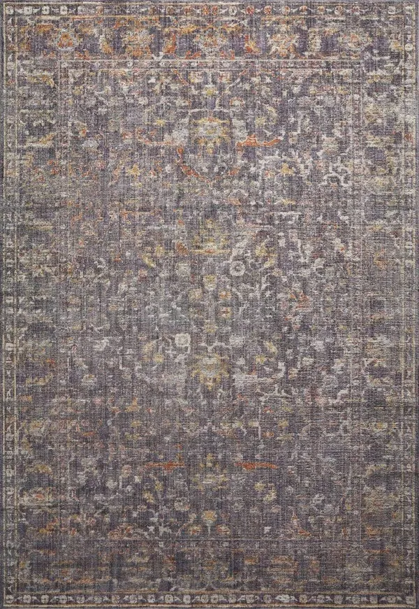 Loloi Harper Hh-02 5& x 7&6x22 Charcoal Rug