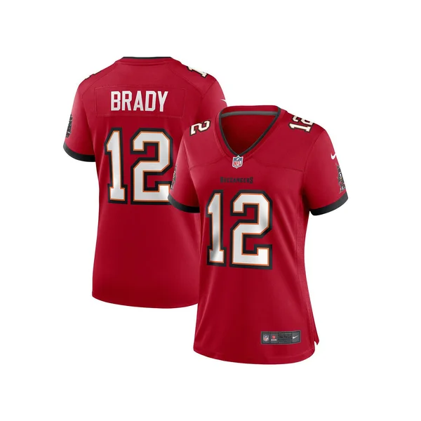 Nike Tom Brady Tampa Bay Buccaneers Women's Red Game Jersey Size: Large