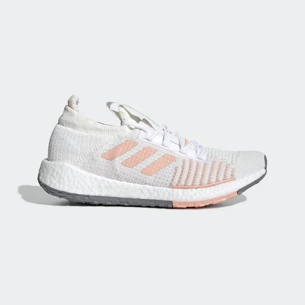 Adidas Pulseboost HD Running Shoes - White/Glow Pink/Orchid Tint - FU7