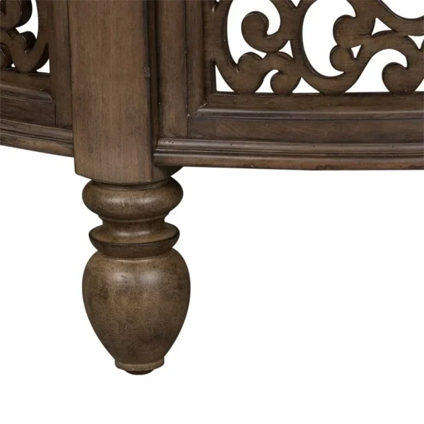 Liberty Parisian Marketplace Brownstone Round Cocktail Table