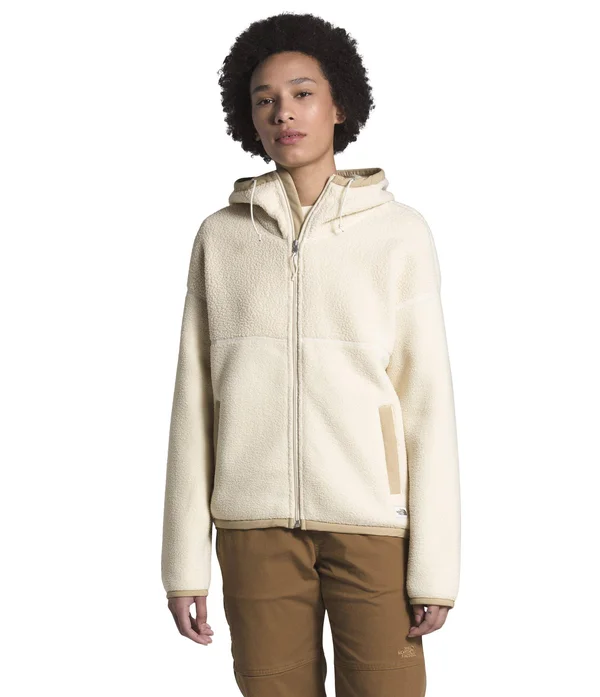 The North Face Women's Cragmont Fleece Full Zip Hoodie - Sand, Size: Small