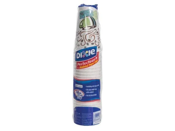 Dixie PerfecTouch Hot Cups, Coffee Dreams Design, 16 oz - 500 count