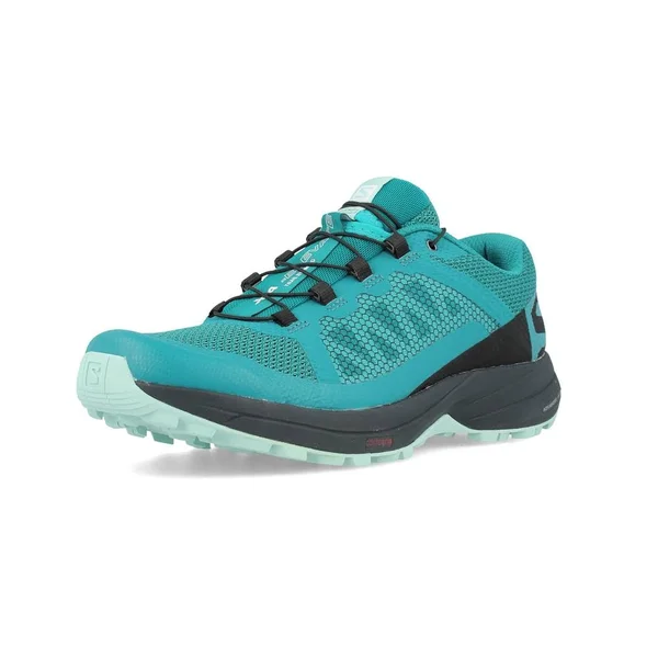 Salomon Women's XA Elevate Shoe - 6.5 - Deep Lake - Black, Eggshell Blue