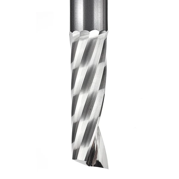 Amana Tool 51489 Solid Carbide CNC Spiral &O& Single Flute - Aluminum Cutting 1/2 Dia x 1-5/8 x 1/2 Shank x 3-1/2 inch Long Up-Cu