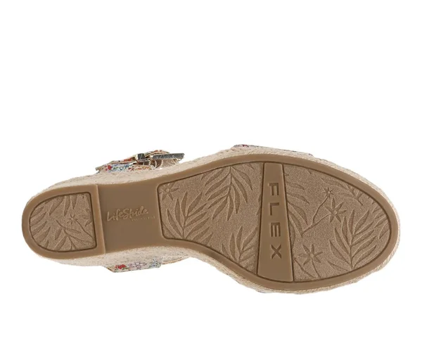 Women's LifeStride Tango 2 Espadrille Wedge Sandal - Light Brown - Size 6