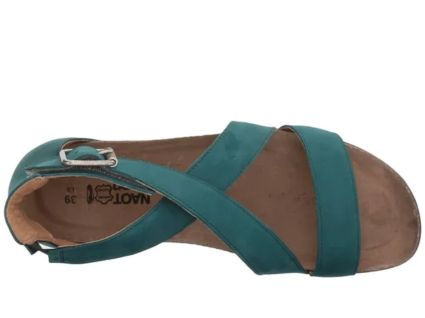 Women's Naot Rianna Sandal - Size: 37, Teal Nubuck