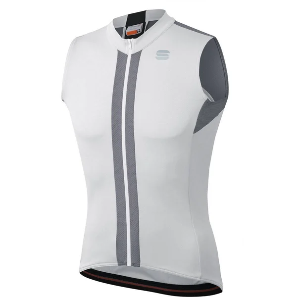 Sportful Strike Sleeveless Jersey White Black - S
